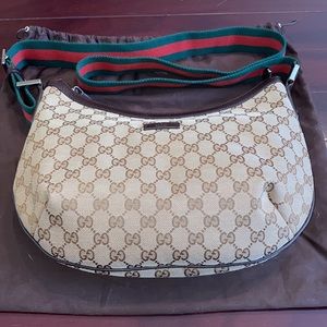 Gucci Canvas Crossbody/Shoulder Bag